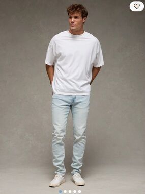 American Eagle Men’s Medium Wash Denim Jeans Athletic Skinny